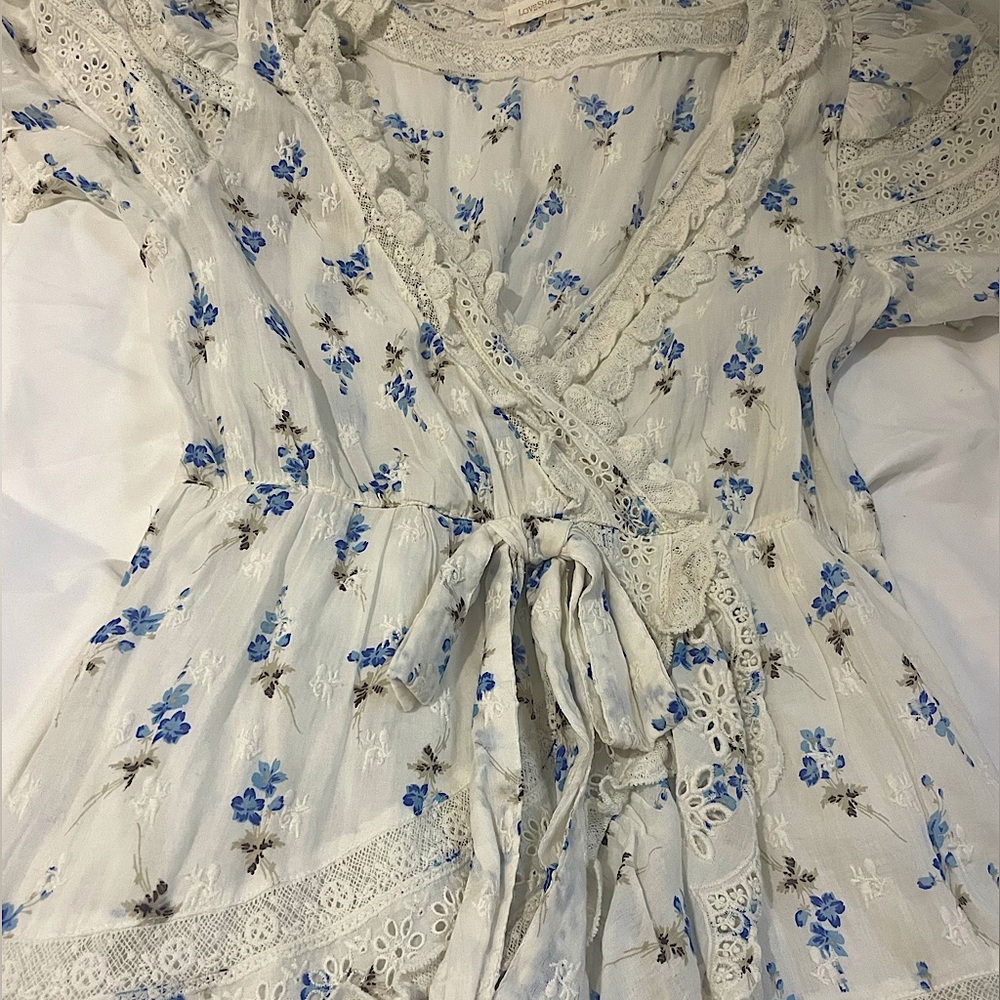 LOVE SHACK FANCY MINI DRESS